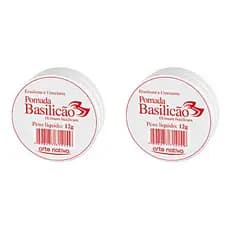 Kit 2 Pomada Basilicão 12g Cada - Arte Nativa Fragrância Natural Da Planta