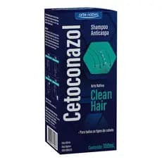 Shampoo Anticaspa Cetoconzaol Clean Hair 100ml Arte Nativa
