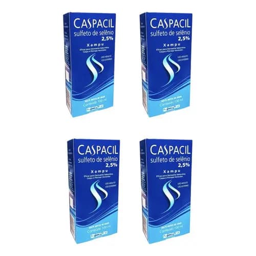 Kit 4 Caspacil Anticaspa Xampu 100ml - Cazi