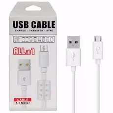Cabo Carregador USB All in 1 V8 Micro USB 1.5m