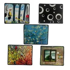 5 Mouse Pad Gaming para mouse 18cmx22cm