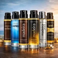 Kit com 6 Body Splash Masculinos 200ml Perfumes Nacionais e Árabes