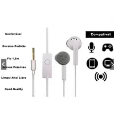 Kit com 2 Fone De Ouvido P2 VERDE EJ-SX115-H