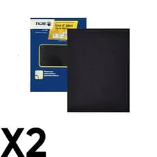 Kit 2 Lixas Dágua Profissional Tigre Preta Numeros
