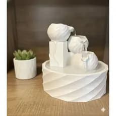 Fonte de água decoração premium