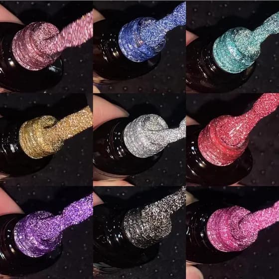 Esmalte Gel De Unha Esmalte Zem 10ml Esmalte Diamente Esmalte em Gel Reflexivo /Brilho/Brilhante