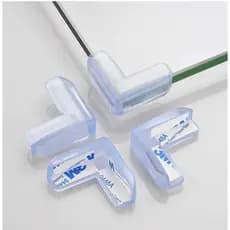 KIT c/10/20/30  Protetor De Quina Silicone Mesa Segurança Para Crianças E Bebes Proteção