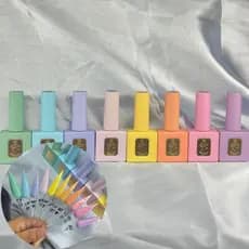 Kit c/5 Esmalte Gel De Unha Coleção Love story Esmalte Tintin 12ml Esmalte Alto Qualidade Tintin