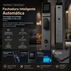 Fechadura De Porta Com Reconhecimento Facial 3d, Impressão Digital zem/biometria