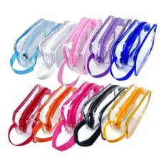 Necessaire Transparente Plastico Enfermagem Bolsa Necessaire de Plástico Várias Cores Espessura 0.20