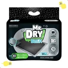 Pacote Tapete Higiênico MR DRY Black com 30 Unidades 80X60g