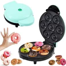 Mini Maquina de Fazer 7 Donuts Rosquinhas 7 Furos Mini Maker Donuts