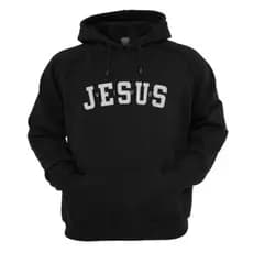 Moletom Blusa de Frio Canguru Unissex Estampa Jesus Vive Cristã Gospel