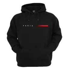 Moletom Blusa Frio Casaco Algodão Canguru Estampado Paris ADULTO Não Encolhe Bolso Confortavel