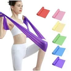 Fitness Faixa Elástica Para Exercício Yoga Alongamento 150cm
