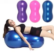 Bola Pilates Yoga Suiça 45*90cm Formato De Amendoim