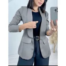 Blazer feminino Alfaiataria Casaco Social