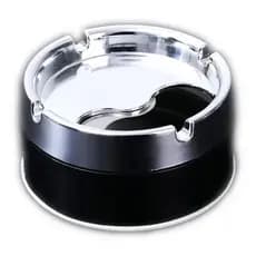 Porta Resíduos Com Tampa Giratória Revestimento Plástico Para Decoração Enfeite De Mesa Muito Lindas