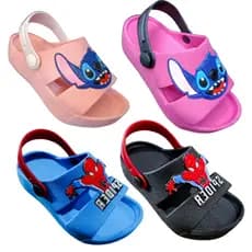 Sandalias Infantil Menina Menino Aberta Criança  Masculina Personagem Lançamento