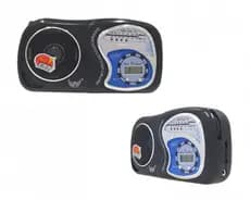 Rádio Portátil Retro FM/AM com Relógio Digital Altomex A-2019
