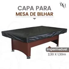 Capa Sinuca/Bilhar 2,30 X 1,30 Curta Napa Impermeável