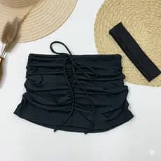 Saia Saida De Praia E Faixa De Cabelo
