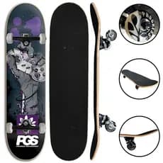 Skate Street Completo Semi Profissional Progress PGS - Para Crianças e Adultos