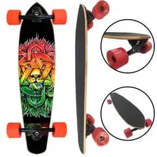 Skate Longboard Fish completo Marfim - Judah