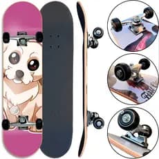 Skate infantil Completo montado Abec 5 Ate 80kg