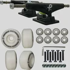 Truck PGS + Roda 51mm + parafuso + Rolamento abec