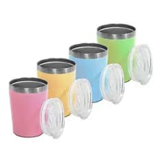 Mini Copo Térmico em Aço Inox 260 ml COM TAMPA ✨✨