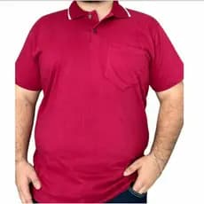 CAMISETA MASCULINA PLUS SIZE GOLA POLO NO ALGODÃO PREMIUM