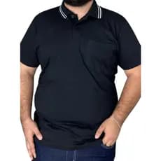 CAMISETA MASCULINA PLUS SIZE GOLA POLO NO ALGODÃO PREMIUM TAMANHOS ESPECIAIS G1 G2 G3 G4