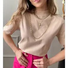 blusa feminina estilosa elegante dia a dia
