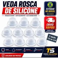 Peças Junta de Veda rosca de Torneira de Silicone com Vedação Eficiente para Água