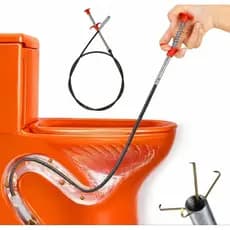 Desentupidor de pias ralos e bacias com garras remove sujeiras e objetos