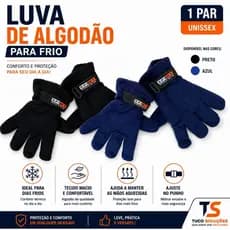 Luva de algodão para friio