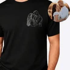 Camiseta Personalizada Foto Casal Camisa Estampada Blusa Trend Namorados ENVIE FOTOS NO CHAT
