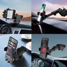 suporte celular gps carro resistente firme hás-te ajuste prolongável rotação 360