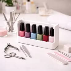 Organizador de Esmaltes para Manicure | Porta Esmalte Compacto de Mesa Suporte para esmaltes