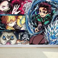 Papel de Parede Demon Slayer Kimetsu no Yaiba - manga - anime - Painél