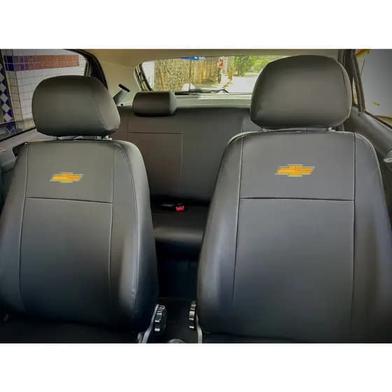 Capa Para Banco Automotivo Carro em Couro Celta Corsa Classic Onix Novo Prisma Vectra Astra