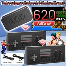 VILCORN Mini Vídeos Game Portatil eony HD TV Retro Machine Embutido Em 620 Jogos Stick De Jogo 4K Para PCE FC GBC GB
