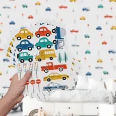 Adesivo Decorativo De Parede Infantil Carros Quarto Sala Menino Bebe