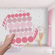 Adesivo Decorativo De Parede Vinil Autocolante Infantil Quarto Menino Menina Bolinhas