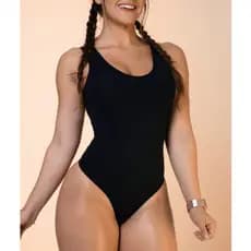 Maiô Feminino Praia Natação Costa Nua Suplex Oferta Forrado alça larga