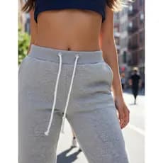 Calça Jogger Feminina Moletom Preto GG - Conforto e Estilo Urbano