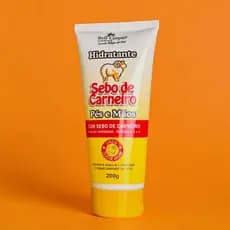 Sebo de Carneiro Creme Hidratante Corporal Pés e Mãos Tradicional 200g Bell Corpus Cosméticos