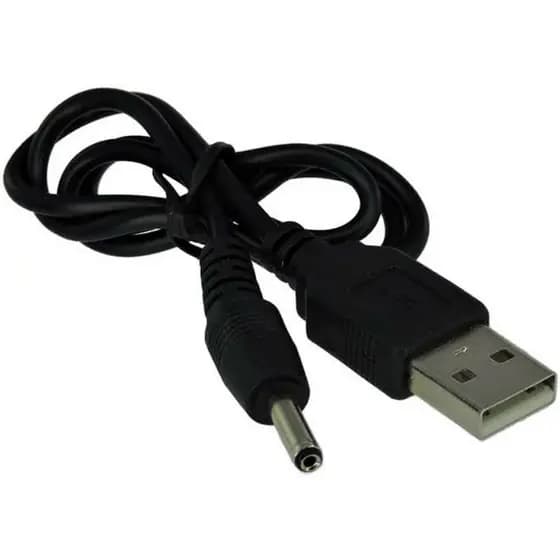 Cabo Usb Alimentação Energia Dc 3,5mm Usb Caixa Som.hub usb