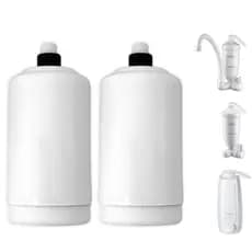 Kit 2 Refil Filtro Acqua Bella E Vitale Rv-01 Compatível Purificador Lorenzetti Carvão Ativado Água